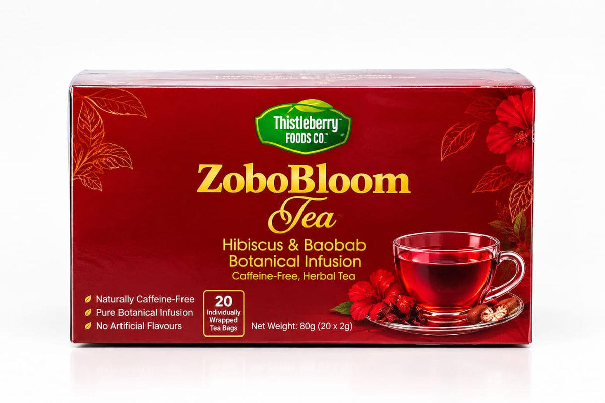Thistleberry Foodco Zobo Bloom Tea ( One Case of 10 Individual Products)